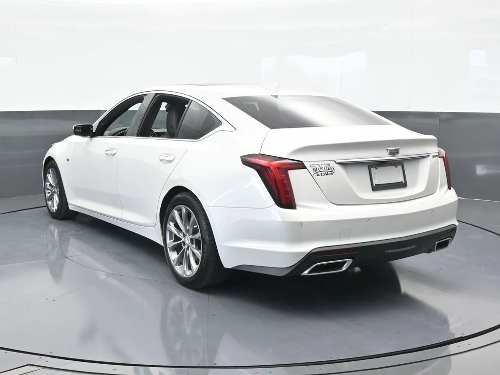 Used 2020 Crystal White Tricoat Cadillac Premium Luxury image 3