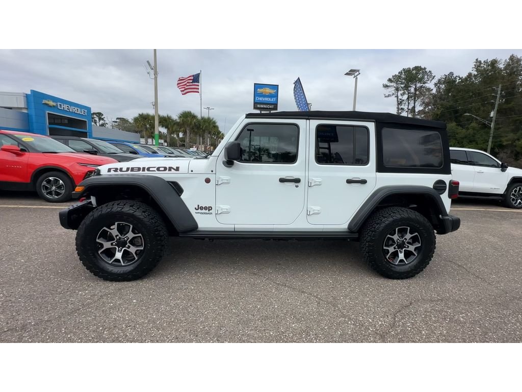 Used 2021 White Jeep Unlimited Rubicon image 5
