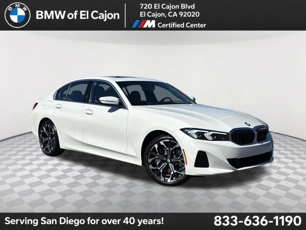 New 2026 White BMW 330i image 1