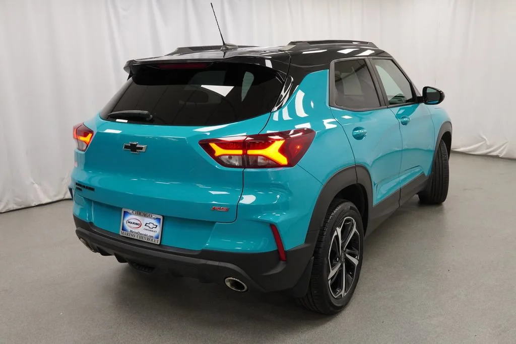 Certified Used 2022 OASIS BLUE Chevrolet RS image 2