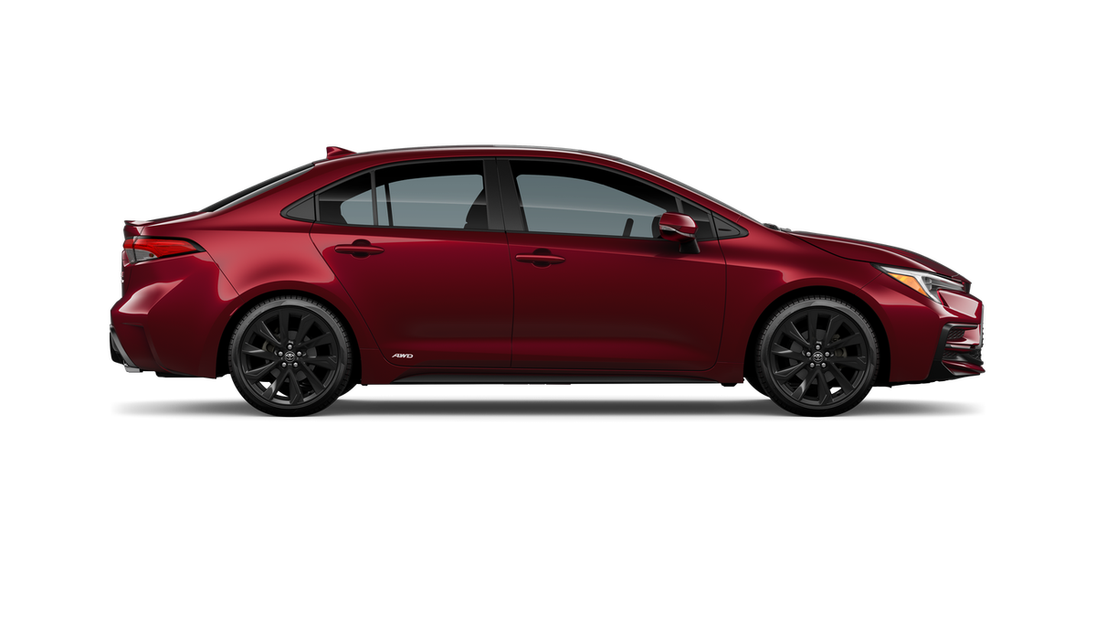 New 2026 Ruby Flare Pearl Toyota Hybrid SE image 12