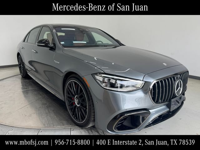 Certified Used 2025 Selenite Gray Metallic Mercedes-Benz S 63 E AMG® image 1