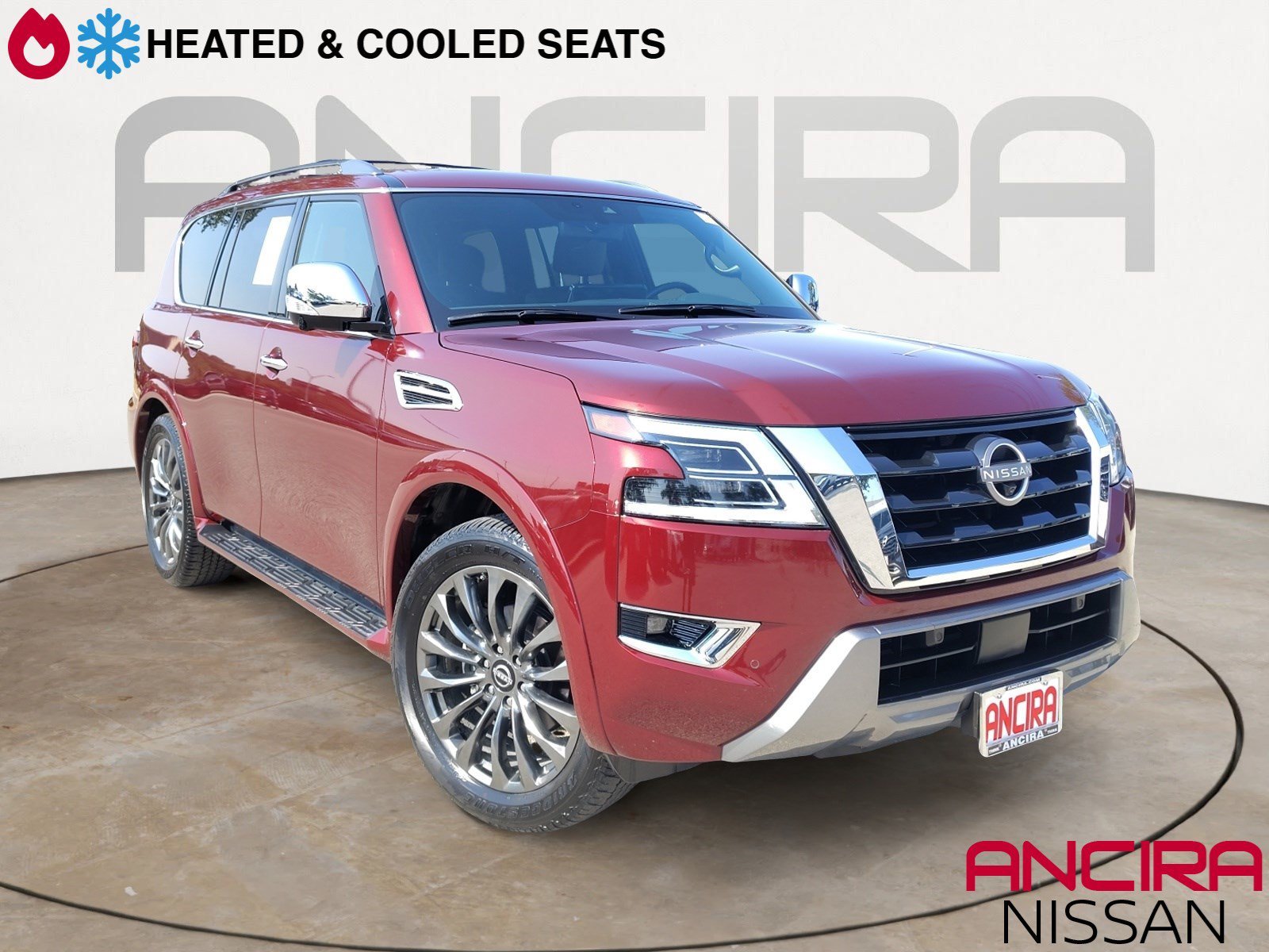 Used 2024 Coulis Red Pearl Nissan Platinum image 1