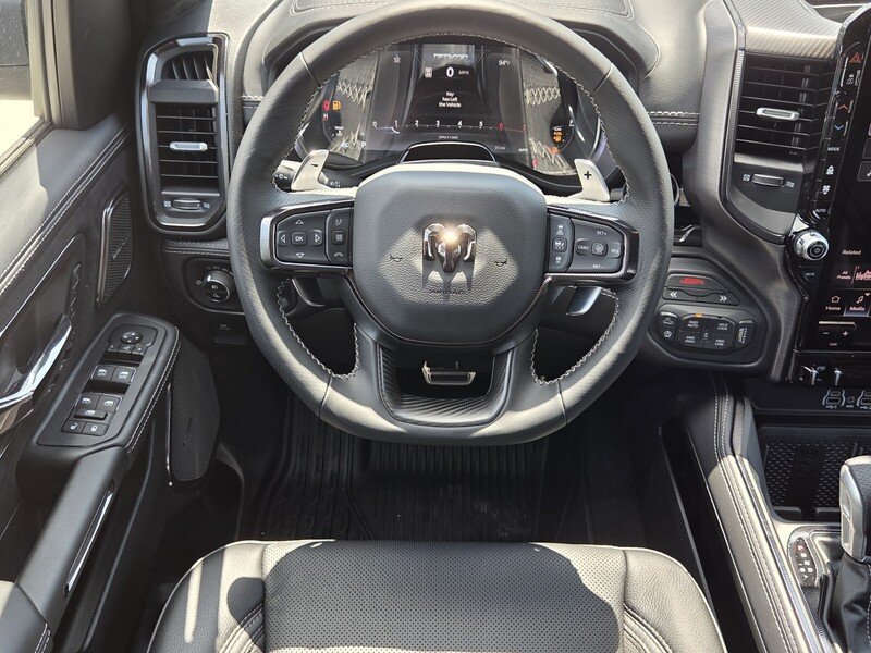 New 2026 Diamond Black Crystal Pearl-Coat Exterior Paint RAM RHO 4X4 CREW CAB 5