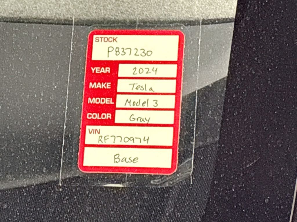 Used 2024 Gray Tesla Base image 25