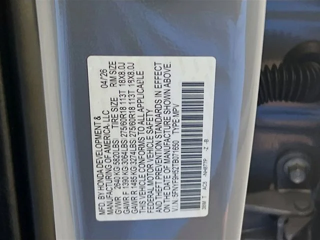 New 2026 Sonic Gray Pearl Honda TrailSport image 25