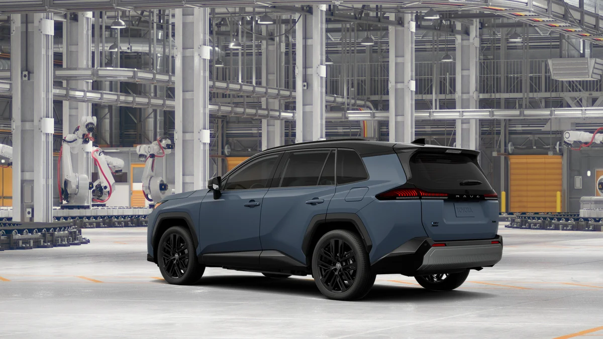 New 2026 Storm Cloud with Midnight Black Metallic roof Toyota XSE image 6