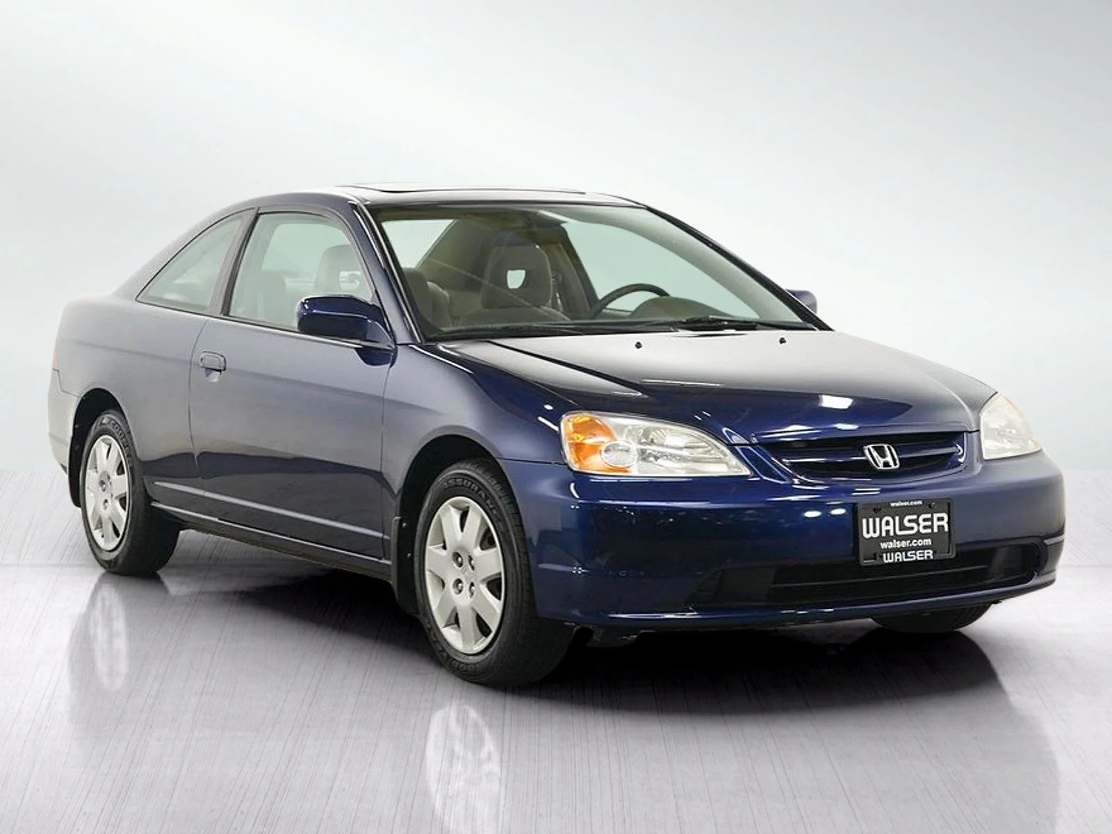 Used 2001 Blue Honda 2D COUPE EX image 7