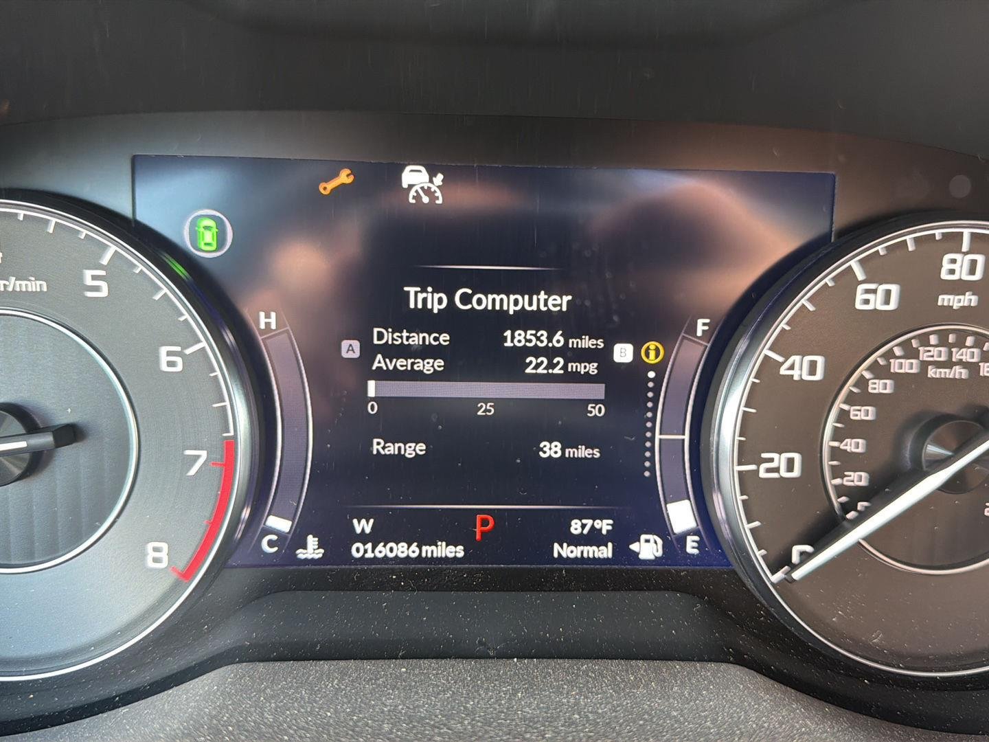Used 2024 Fathom Blue Pearl Acura SH-AWD w/Tech image 12