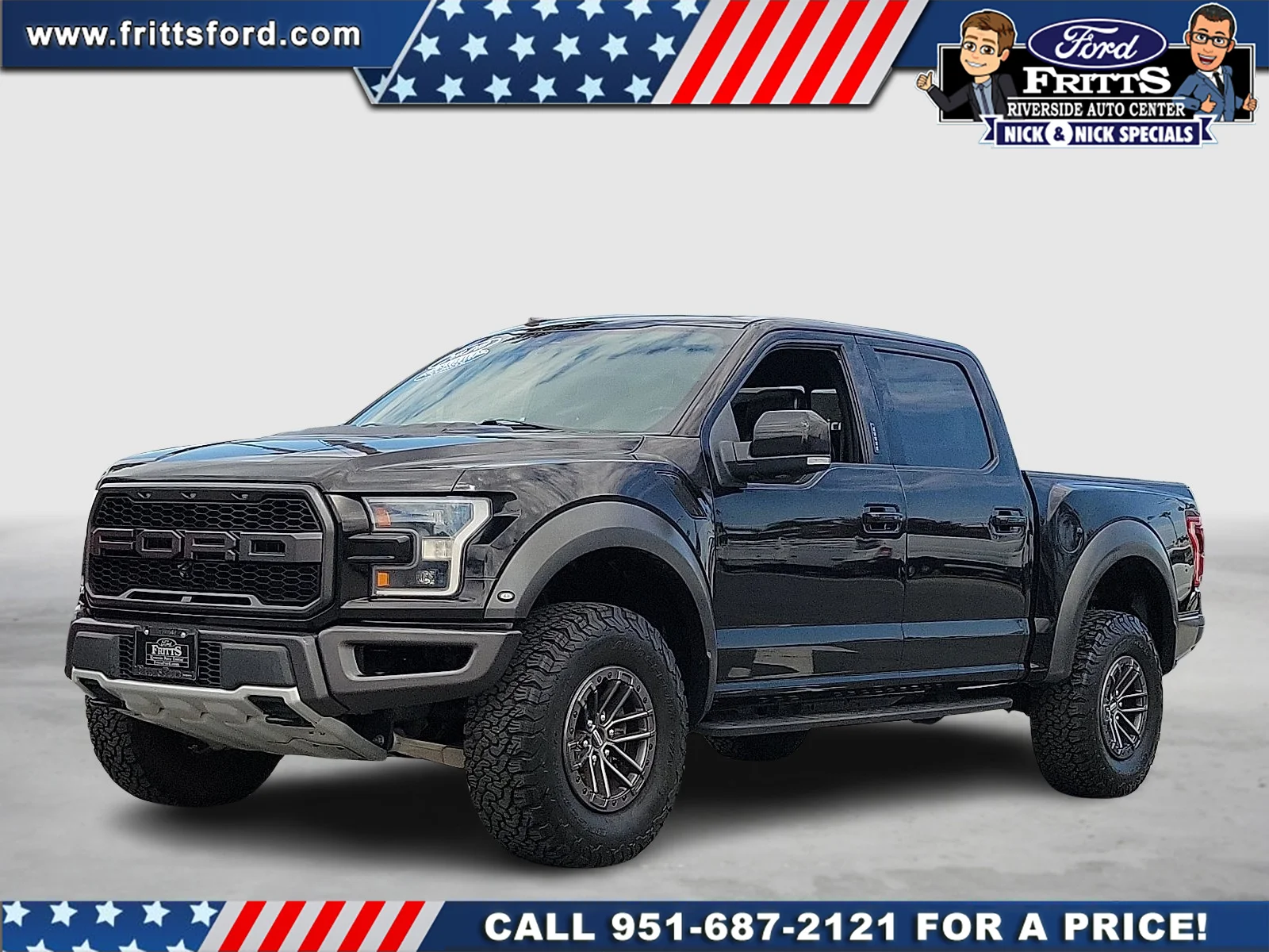 Certified Used 2020 Black Metallic Ford Raptor image 1