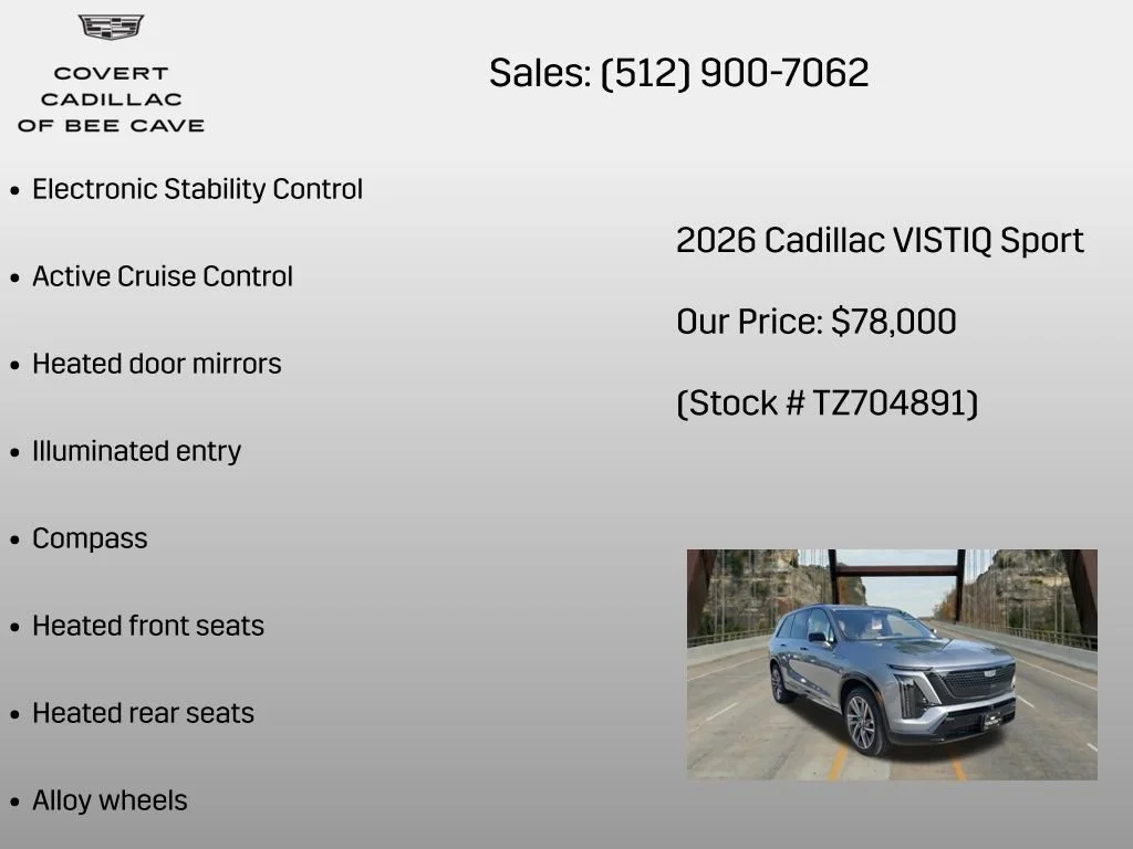 2026 Cadillac VISTIQ Sport - Photo 12