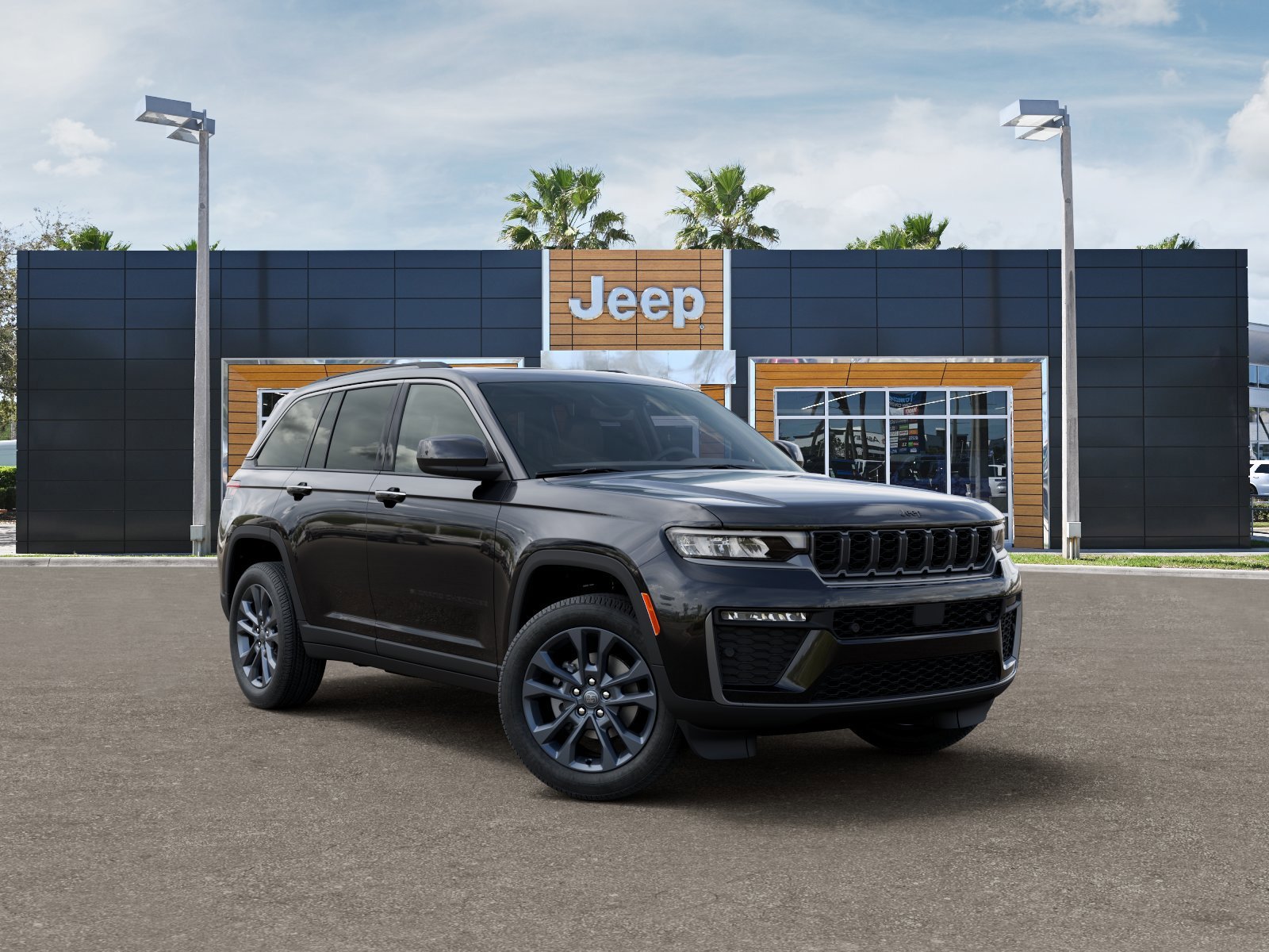 New 2026 Diamond Black Crystal Pearlcoat Jeep 85th Anniversary Edition image 5