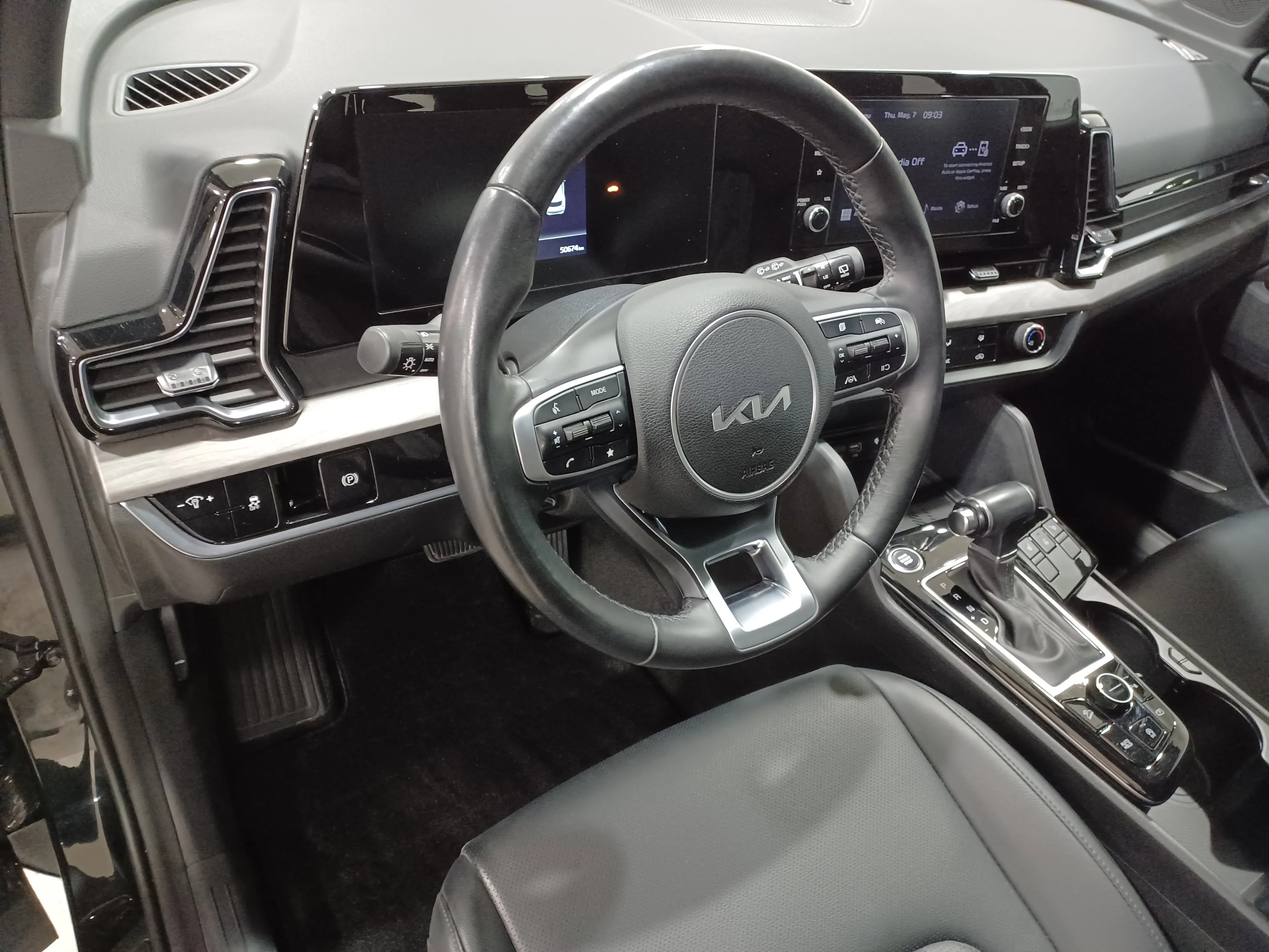 Certified Used 2023 Fusion Black Kia X-Line *Adaptive Cruise | Remote Start | Htd Lthr & Wheel | Blind Spot Detection | Lane Keep Assist image 12