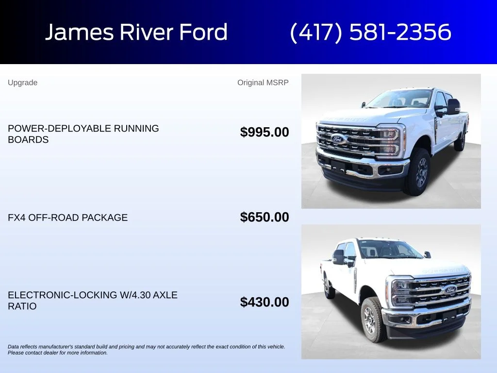 New 2027 White Ford F250 4X4 CREW/C image 5