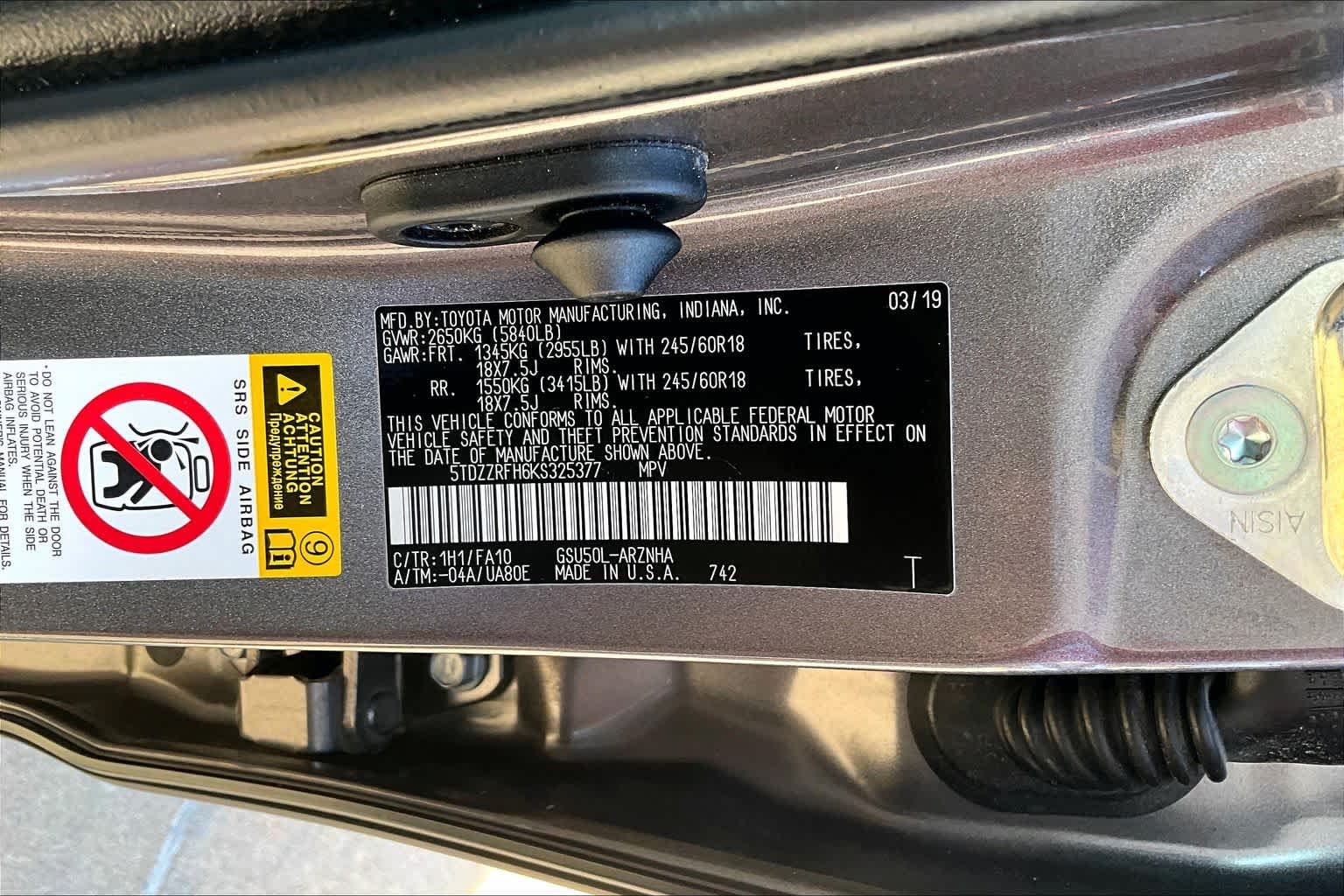 Used 2019 Predawn Gray Mica Toyota LE Plus image 32