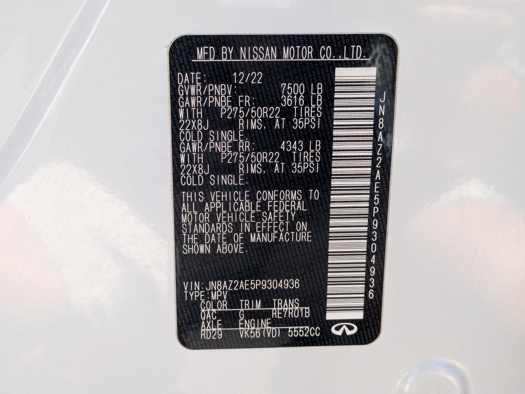 2023 INFINITI QX80 PREMIUM SELECT 4WD - Photo 39