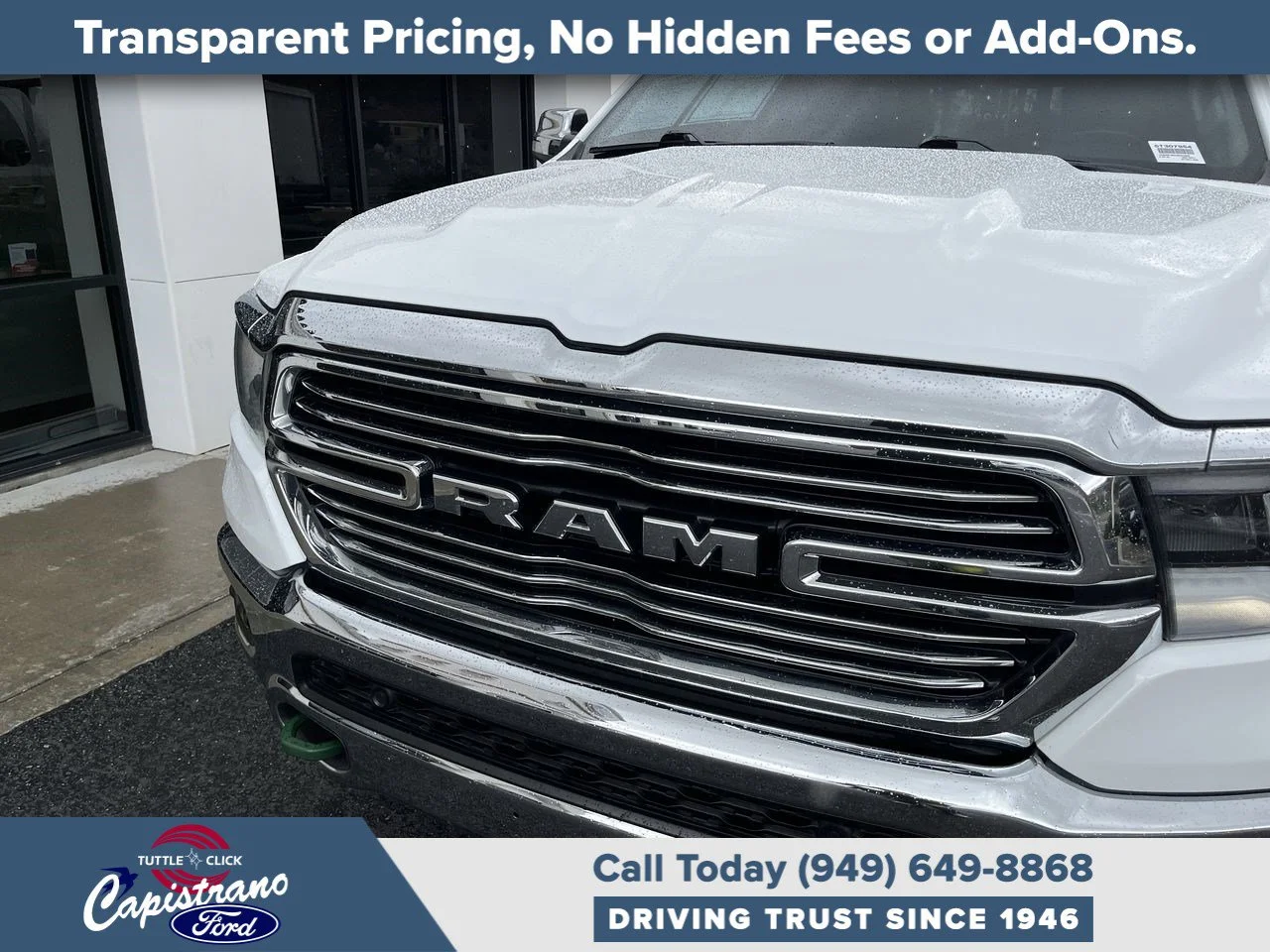 Used 2022 Bright White Clearcoat Ram Laramie image 17