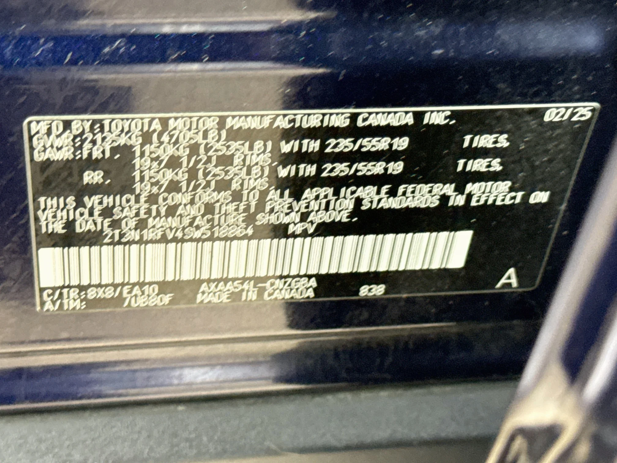 Certified Used 2025 Blueprint Toyota Limited image 30