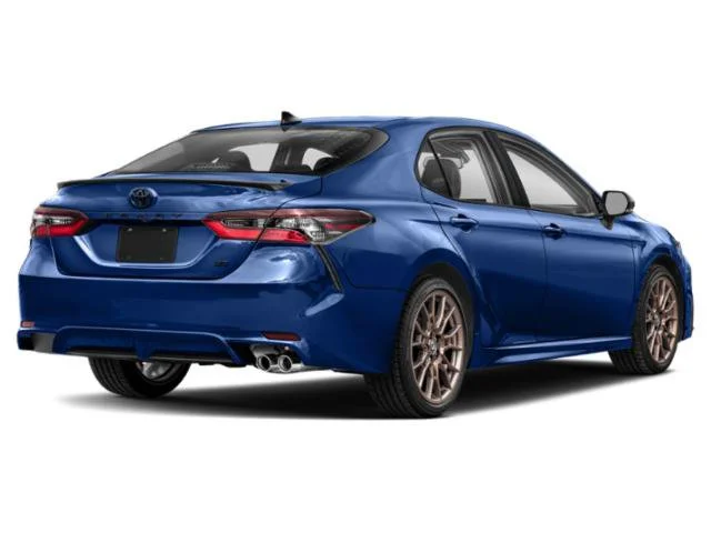 Used 2023 Midnight Black Metallic Toyota SE Nightshade image 3
