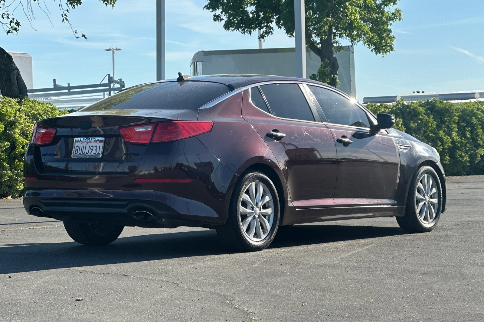 Used 2015 Dark Cherry Kia EX image 4