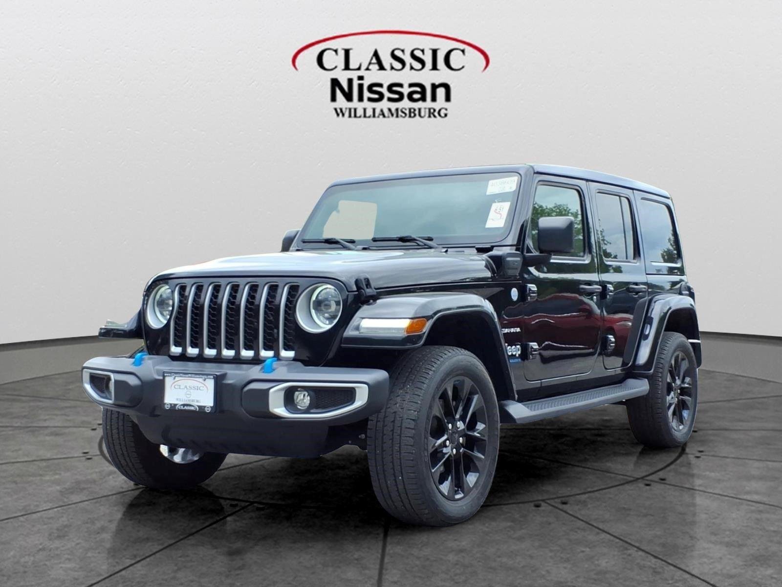Used 2023 Black Clearcoat Jeep Sahara image 1