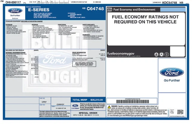 Used 2019 White Ford Base image 5