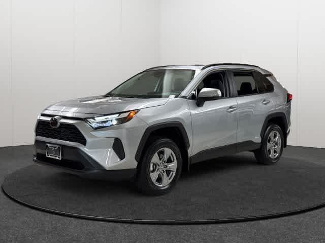 Used 2025 Silver Sky Metallic Toyota Hybrid XLE image 2