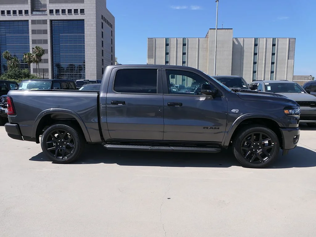 New 2026 Granite Crystal Metallic Clear Coat RAM Laramie Crew Cab 4x4 5
