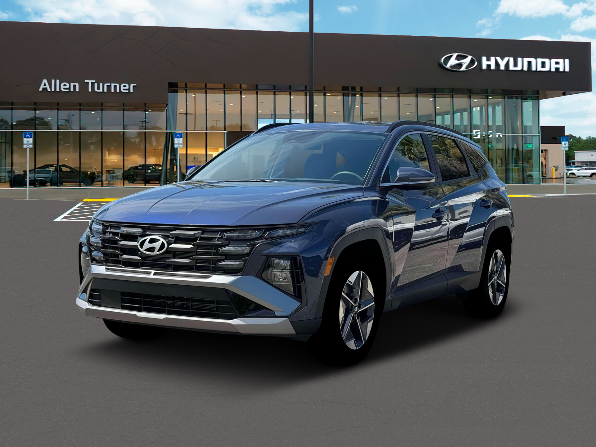 New 2026 Atlantis Blue Hyundai SEL Premium FWD image 1