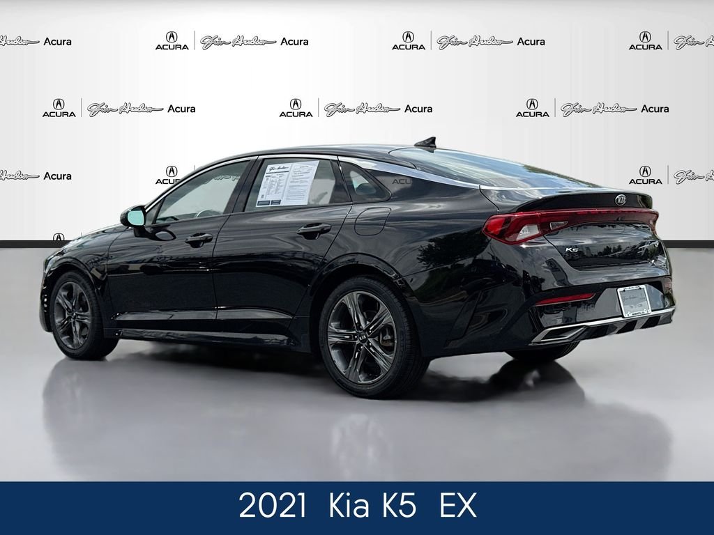 Used 2021 Black Kia EX image 5