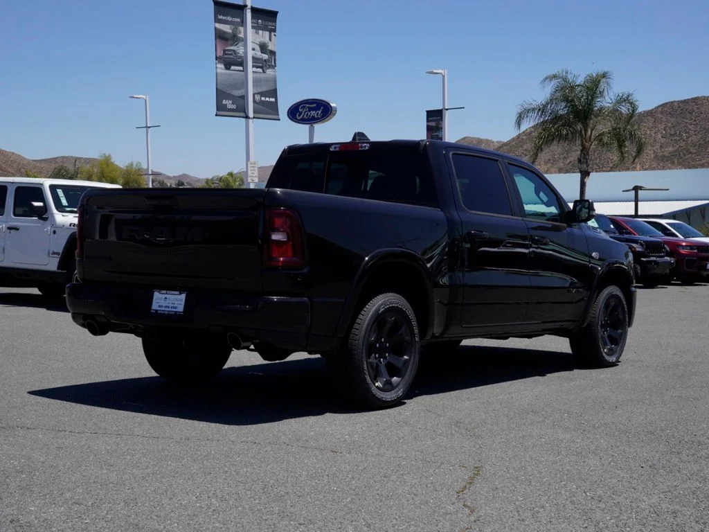 New 2026 Diamond Black Crystal Pearl-Coat Exterior Paint RAM Big Horn/Lone Star image 3