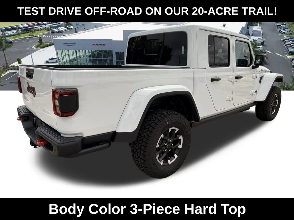 New 2026 Bright White Clear-Coat Exterior Paint Jeep Rubicon X image 4