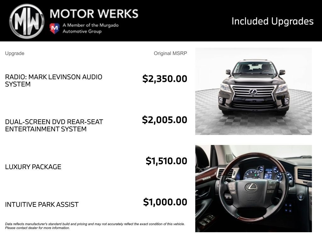Used 2014 Black Lexus 570 image 4