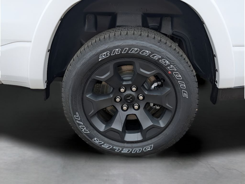 New 2026 Bright White Clear-Coat Exterior Paint RAM Big Horn Night Edition Hemi 4x4 Crew Cab image 3