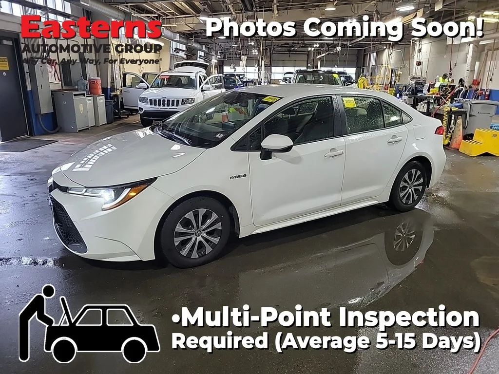 Used 2021 White Toyota LE image 1