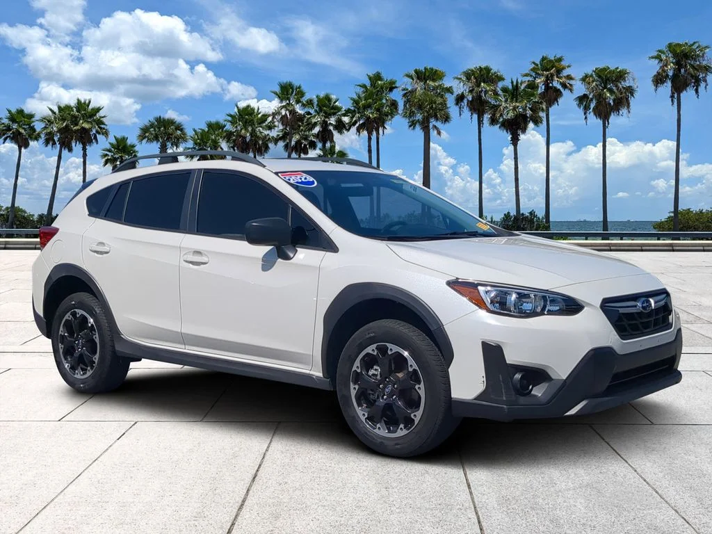 Used 2023 White Subaru Base image 2