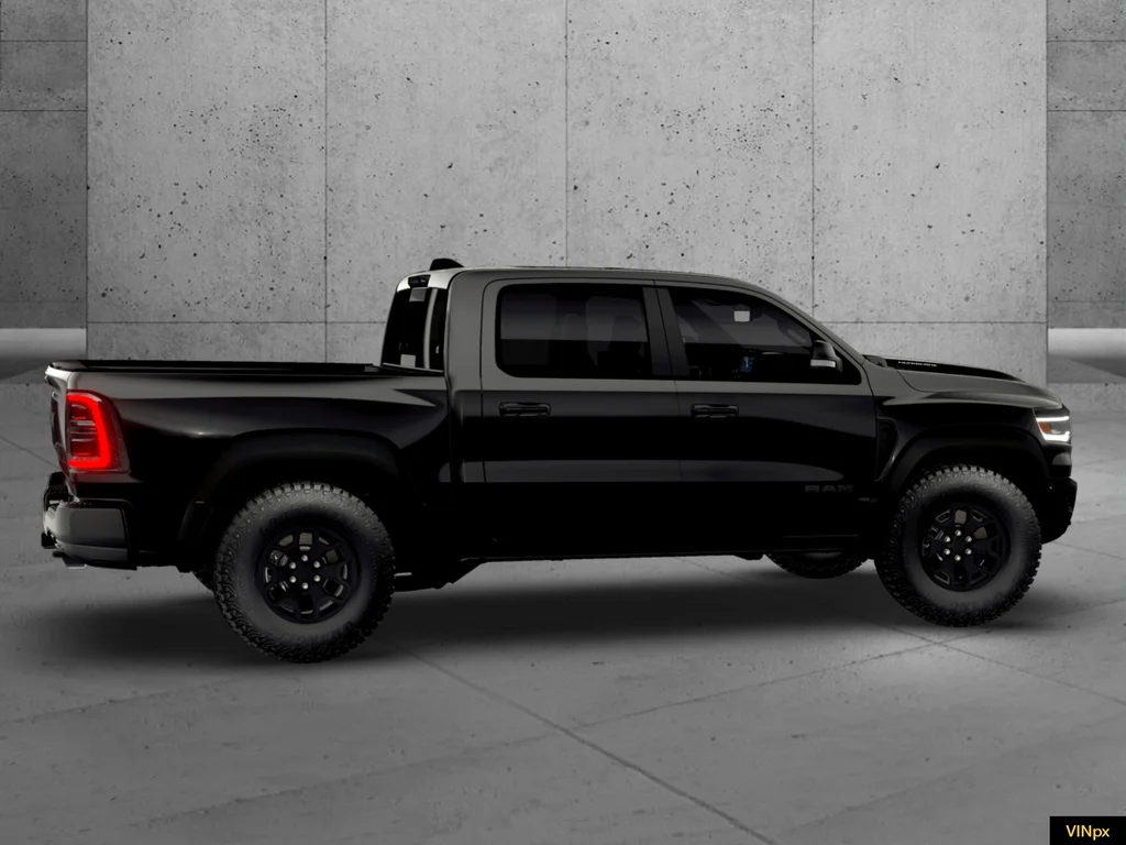 New 2026 Diamond Black Crystal Pearl-Coat Exterior Paint RAM RHO image 14