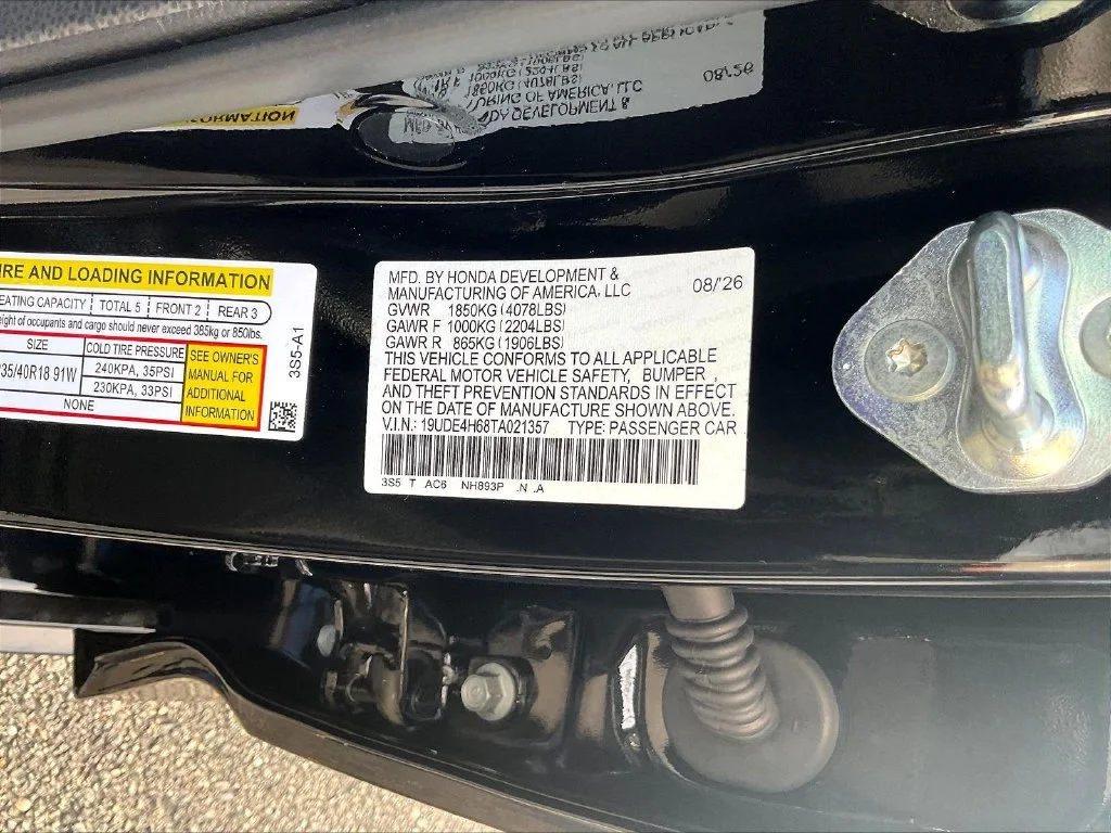 New 2026 Majestic Black Pearl Acura FWD A-Spec with Technology image 8