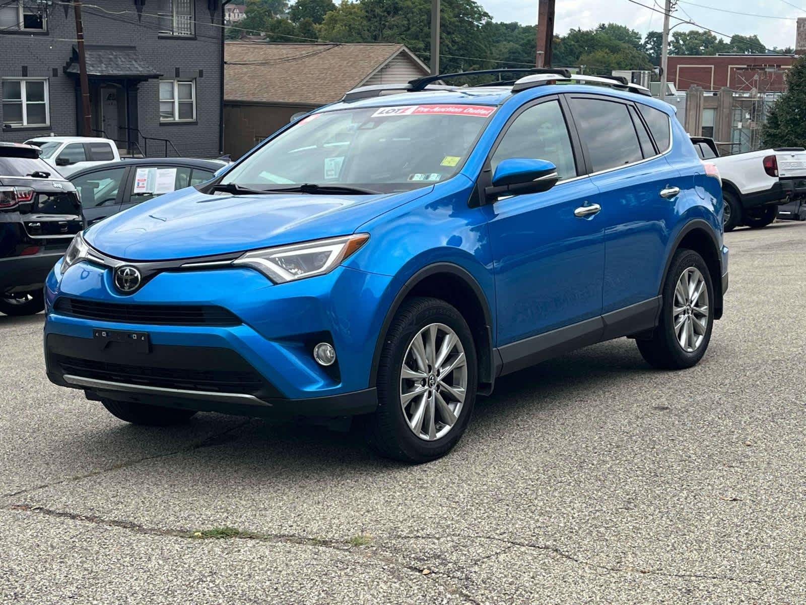 Used 2018 Electric Storm Blue Toyota Limited image 16