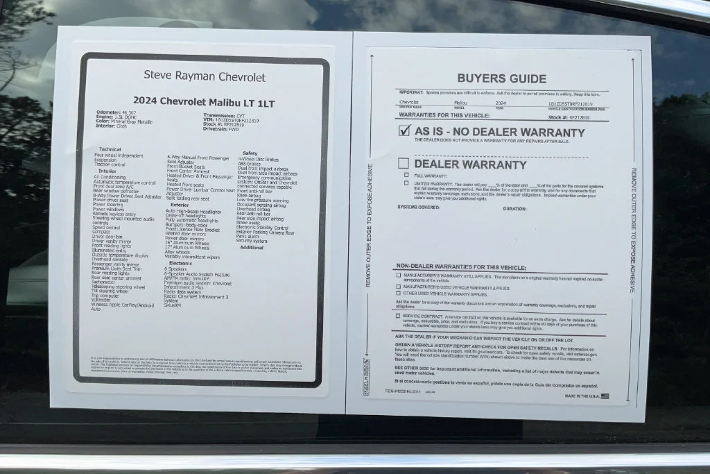 2024 Chevrolet Malibu 1LT - Photo 24