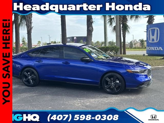 Certified Used 2025 Still Night Pearl Honda HYBRID SPORT-L image 1