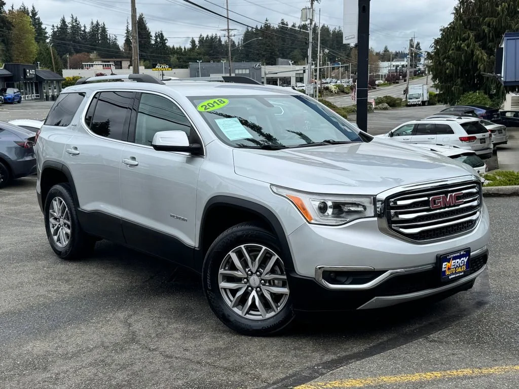 Used 2018 GMC Acadia SLE-2 with VIN 1GKKNSLA6JZ191967 for sale in North Bend, WA