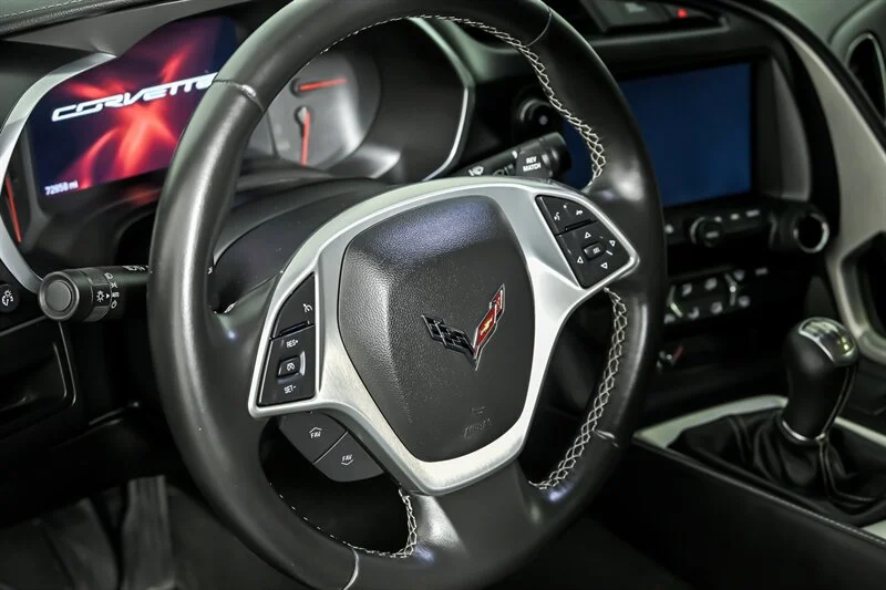 Used 2015 Laguna Blue Tintcoat Chevrolet Stingray-MANUAL-$20K MODS! image 18