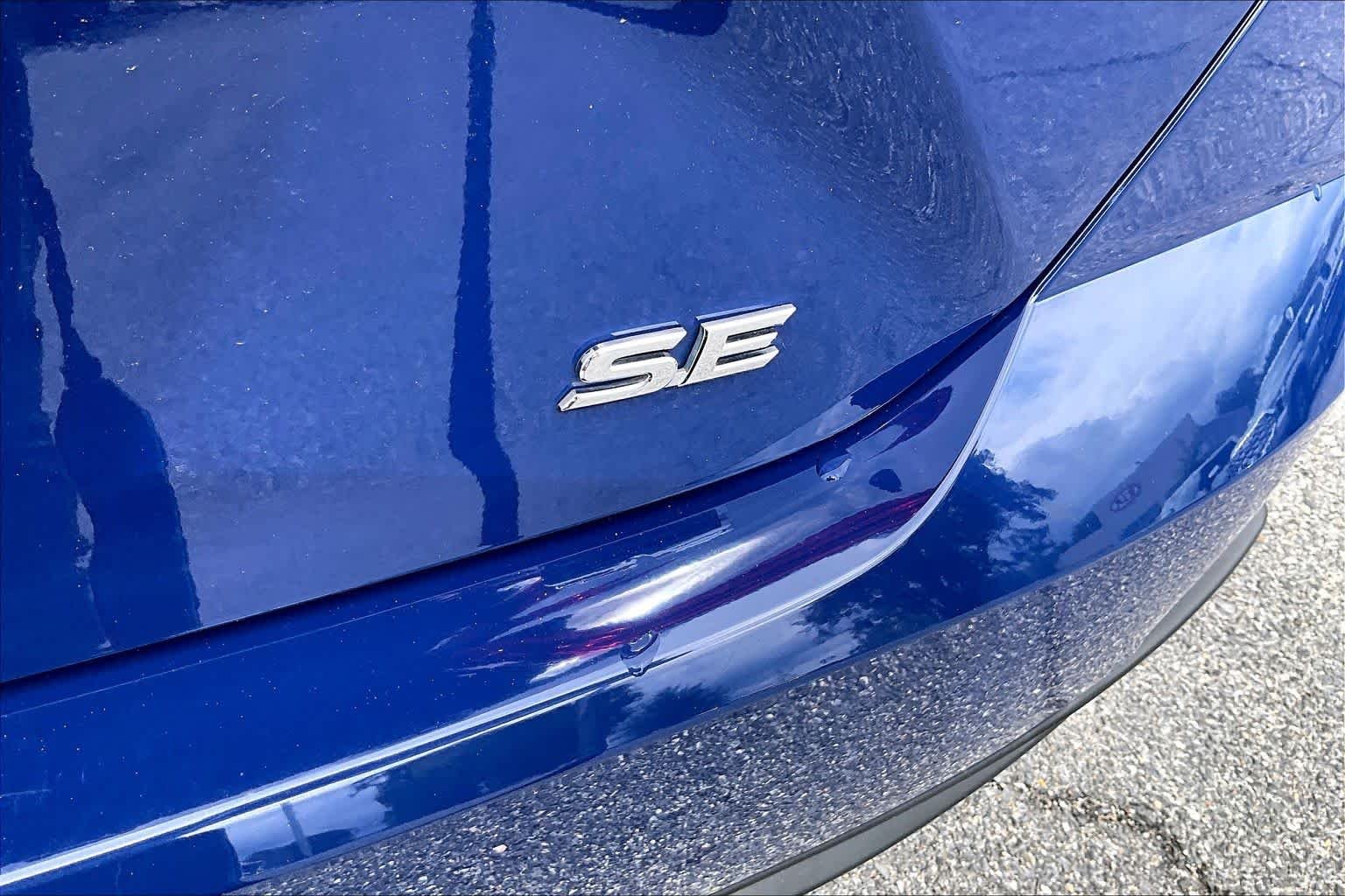 Certified Used 2025 Reservoir Blue Toyota SE image 9