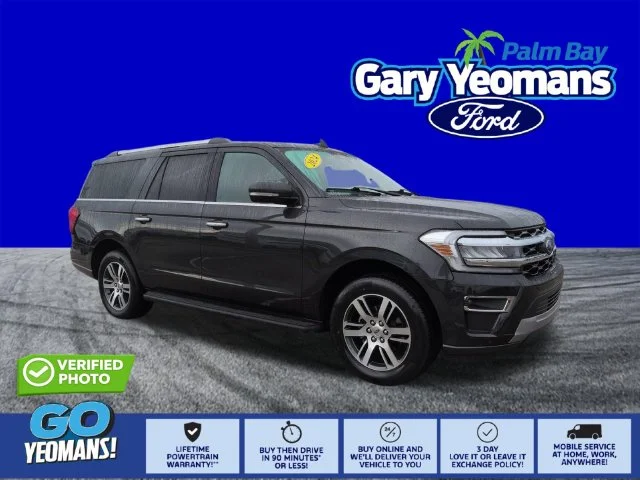 Certified Used 2024 Dark Matter Gray Metallic Ford Limited image 1