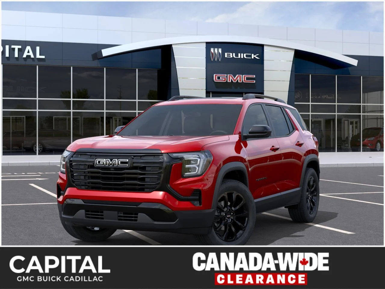 New 2027 Volcanic Red Tintcoat GMC AWD Elevation image 1