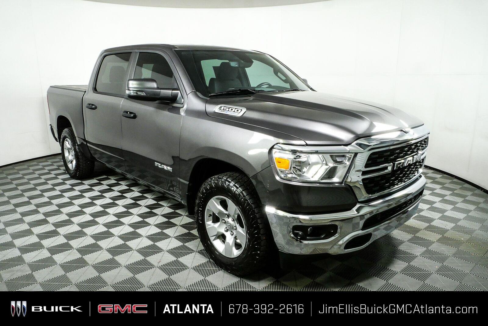 Used 2023 Granite Crystal Metallic Clearcoat Ram Big Horn image 1
