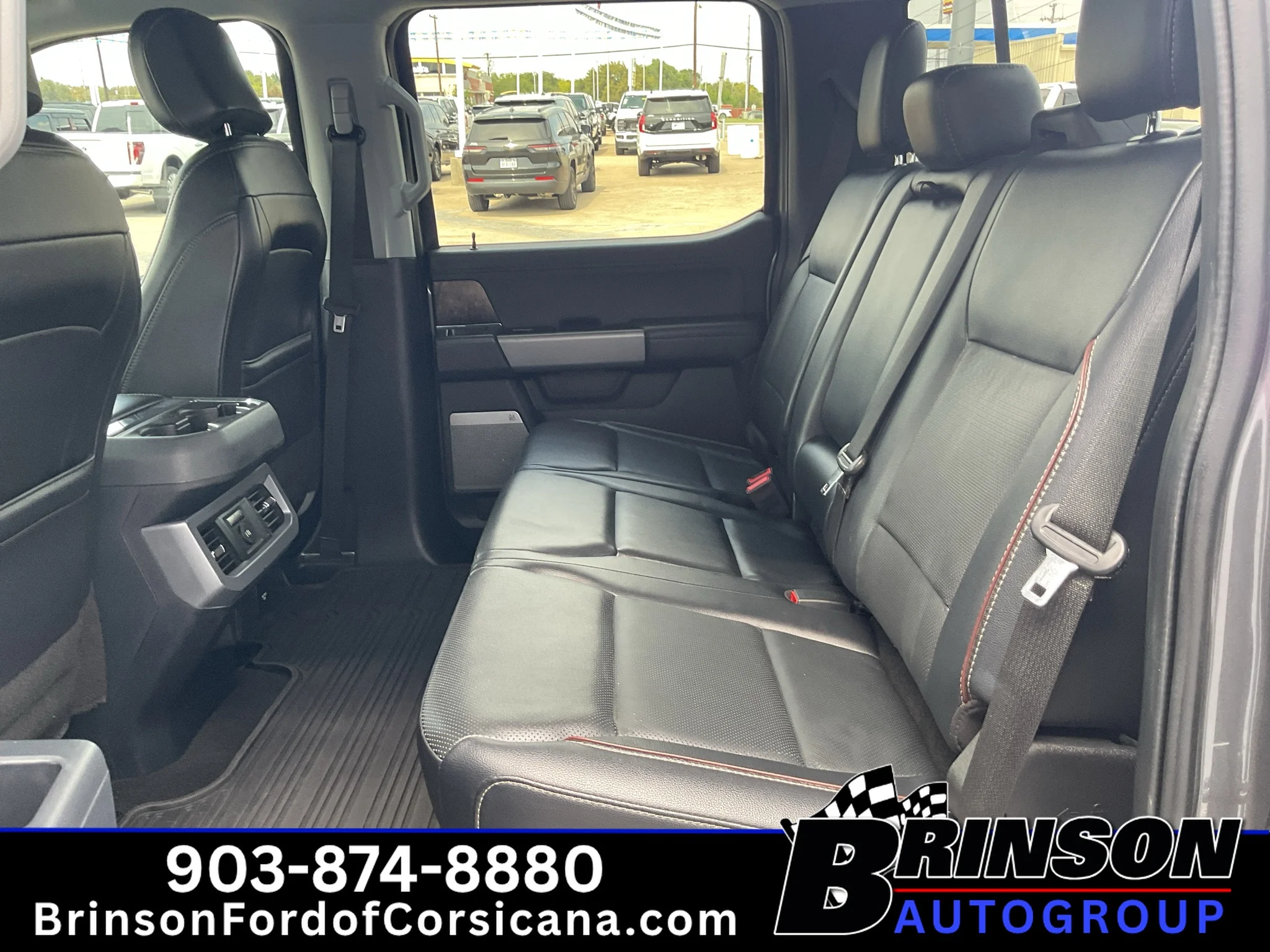 Used 2024 Carbonized Gray Metallic Ford LARIAT image 16