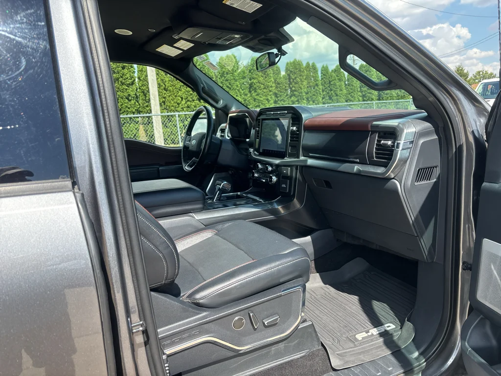 Used 2022 Carbonized Gray Metallic Ford LARIAT image 14