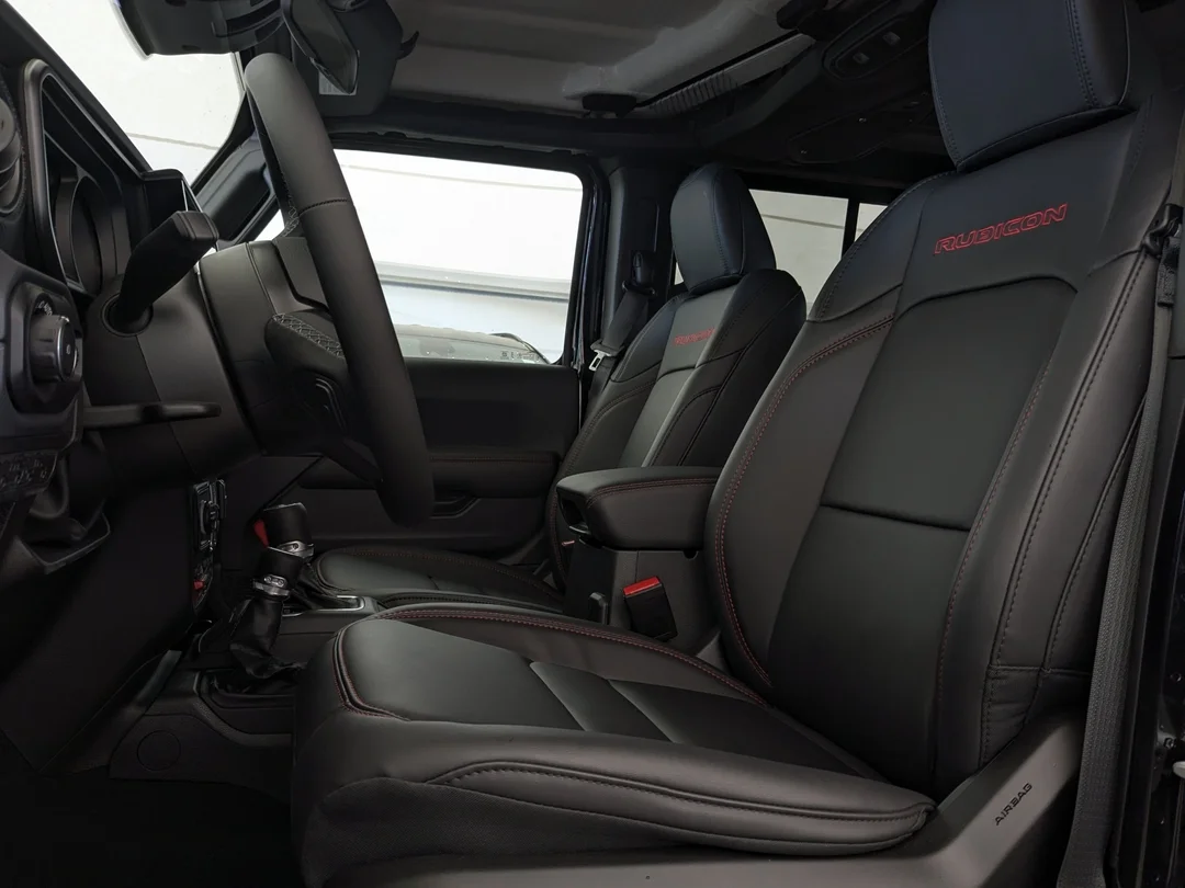 New 2026 Black Jeep Rubicon - - 4x4 - 3.6L V6 - Nappa Leather - 3-Pc Hardtop - Steel Perf Hood & More! image 13